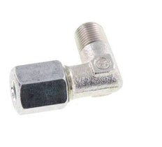 R 1/8'' Macho x 6L Codo de acero galvanizado de 90 grados 315 Bar DIN 2353