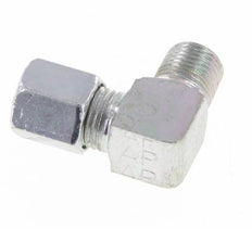 R 1/8'' Macho x 6LL Codo de 90 grados de acero galvanizado 100 Bar DIN 2353