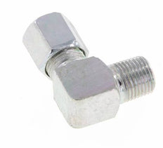 R 1/8'' Macho x 6LL Codo de 90 grados de acero galvanizado 100 Bar DIN 2353