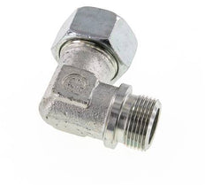 G 3/4'' Macho x 22L Codo de 90 grados de acero galvanizado 160 Bar DIN 2353