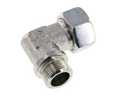 G 3/4'' Macho x 22L Codo de 90 grados de acero galvanizado 160 Bar DIN 2353