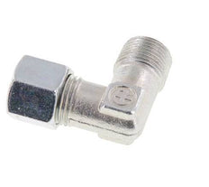 R 3/8'' Macho x 10L Codo de acero galvanizado de 90 grados 315 Bar DIN 2353