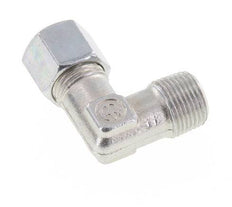 R 3/8'' Macho x 10L Codo de acero galvanizado de 90 grados 315 Bar DIN 2353