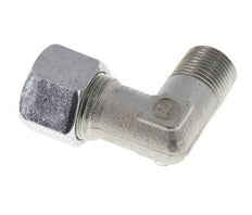 R 3/8'' Macho x 12S Codo de 90 grados de acero galvanizado 630 Bar DIN 2353