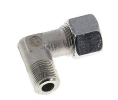 R 3/8'' Macho x 12S Codo de 90 grados de acero galvanizado 630 Bar DIN 2353
