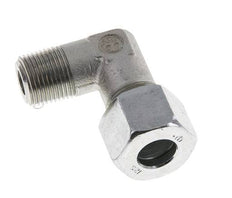 R 3/8'' Macho x 12S Codo de 90 grados de acero galvanizado 630 Bar DIN 2353