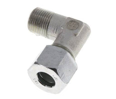 R 3/8'' Macho x 12S Codo de 90 grados de acero galvanizado 630 Bar DIN 2353