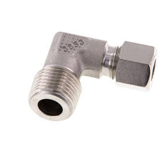 R 1/2'' Macho x 10L Codo de 90 grados de acero inoxidable 315 Bar DIN 2353