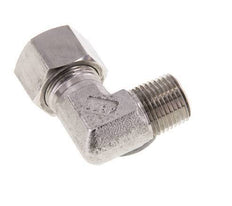 R 1/2'' Macho x 16S Codo de 90 grados de acero inoxidable 400 Bar DIN 2353