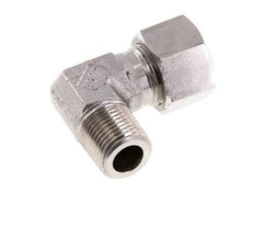 R 1/2'' Macho x 16S Codo de 90 grados de acero inoxidable 400 Bar DIN 2353