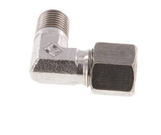 R 1/4'' Macho x 8S Codo de 90 grados de acero inoxidable 630 Bar DIN 2353