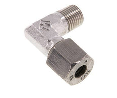 R 1/4'' Macho x 8S Codo de 90 grados de acero inoxidable 630 Bar DIN 2353