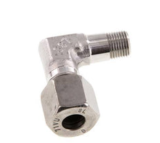 R 1/8'' Macho x 8L Codo de 90 grados de acero inoxidable 315 Bar DIN 2353