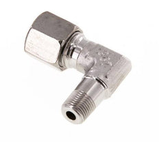 R 1/8'' Macho x 8L Codo de 90 grados de acero inoxidable 315 Bar DIN 2353