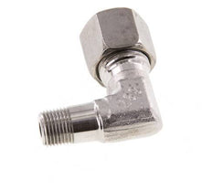 R 1/8'' Macho x 8L Codo de 90 grados de acero inoxidable 315 Bar DIN 2353