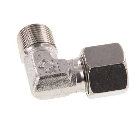 R 3/8'' Macho x 10S Codo de 90 grados de acero inoxidable 630 Bar DIN 2353