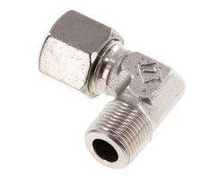 R 3/8'' Macho x 10S Codo de 90 grados de acero inoxidable 630 Bar DIN 2353