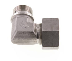 G 1'' Macho x 25S Codo de 90 grados de acero inoxidable 400 Bar DIN 2353