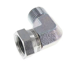 G 1/2'' M/F Codo de 90 grados de acero galvanizado 300 Bar - Hidráulico