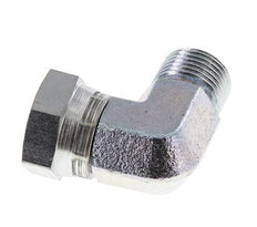 G 1/2'' M/F Codo de 90 grados de acero galvanizado 300 Bar - Hidráulico