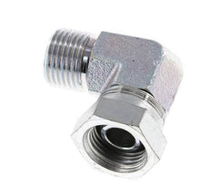 G 1/2'' M/F Codo de 90 grados de acero galvanizado 300 Bar - Hidráulico