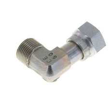 UN 13/16''-16 x UN 13/16''-16 M/F Codo de 90 grados de acero galvanizado ORFS 630 Bar - Hidráulico