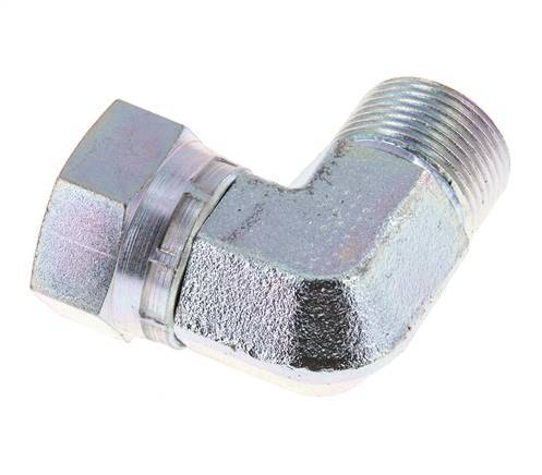 G 3/4'' M/F Codo de 90 grados de acero galvanizado 175 Bar - Hidráulico