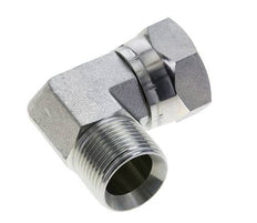G 1'' M/F Codo de 90 grados de acero galvanizado 150 Bar - Hidráulico