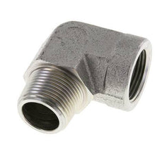 1'' NPT x 1'' NPT M/F Codo de 90 grados de acero galvanizado 140 Bar - Hidráulico
