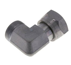 UN 1-11/16''-12 x UN 1-11/16''-12 M/F Codo de 90 grados de acero galvanizado ORFS 250 Bar - Hidráulico