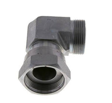 UN 1-11/16''-12 x UN 1-11/16''-12 M/F Codo de 90 grados de acero galvanizado ORFS 250 Bar - Hidráulico