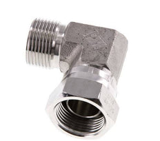 G 3/4'' M/F Stainless steel 90 deg Elbow Fitting 175 Bar - Hydraulic