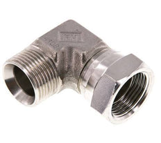 G 1'' M/F Stainless steel 90 deg Elbow Fitting 150 Bar - Hydraulic