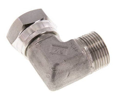 G 1'' M/F Stainless steel 90 deg Elbow Fitting 150 Bar - Hydraulic