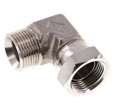 G 1'' M/F Stainless steel 90 deg Elbow Fitting 150 Bar - Hydraulic