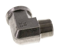 1'' NPT x 1'' NPT M/F Codo de 90 grados de acero inoxidable 140 Bar - Hidráulico