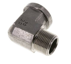 1'' NPT x 1'' NPT M/F Codo de 90 grados de acero inoxidable 140 Bar - Hidráulico