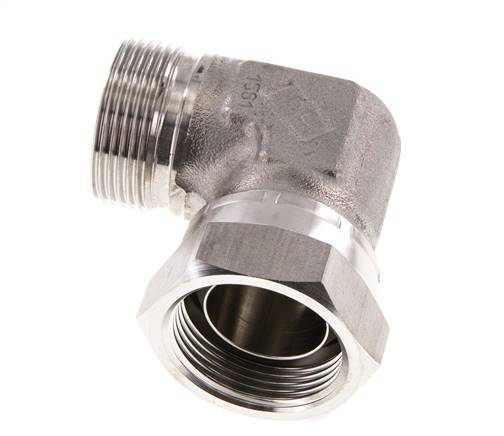 G 1 1/4'' M/F Stainless steel 90 deg Elbow Fitting 150 Bar - Hydraulic