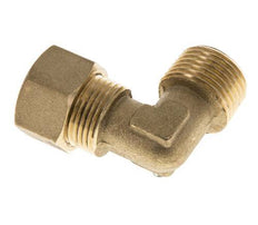 R 1/2'' Macho x 14mm Codo de latón de 90º de compresión 89 Bar DIN EN 1254-2