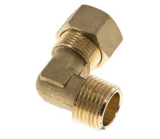 R 1/2'' Macho x 14mm Codo de latón de 90º de compresión 89 Bar DIN EN 1254-2