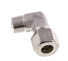 R 1/2'' Macho x 14S Racor de compresión de 90 grados de acero inoxidable 630 Bar DIN 2353