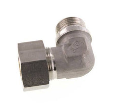 G 1'' Macho x 25S Codo de compresión de 90 grados de acero inoxidable 400 Bar DIN 2353
