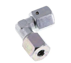 M14x1,5 x 6S Codo ajustable de 90 grados de acero galvanizado con cono de sellado y junta tórica 630 Bar DIN 2353