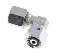 M16x1,5 x 8S Acero zincado Codo ajustable de 90 grados con cono de cierre y junta tórica 630 Bar DIN 2353
