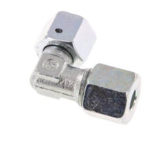 M16x1,5 x 8S Acero zincado Codo ajustable de 90 grados con cono de cierre y junta tórica 630 Bar DIN 2353