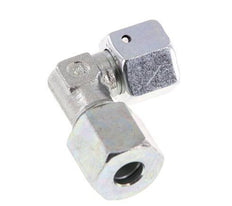 M16x1,5 x 8S Acero zincado Codo ajustable de 90 grados con cono de cierre y junta tórica 630 Bar DIN 2353