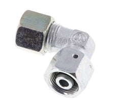 M18x1,5 x 10S Acero zincado Codo ajustable de 90 grados con cono de cierre y junta tórica 630 Bar DIN 2353