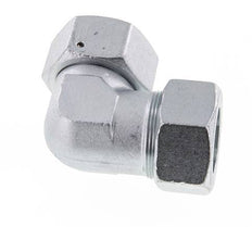 M52x2 x 38S Acero zincado Codo ajustable de 90 grados con cono de cierre y junta tórica 315 Bar DIN 2353