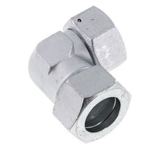 M52x2 x 38S Acero zincado Codo ajustable de 90 grados con cono de cierre y junta tórica 315 Bar DIN 2353