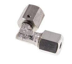 M14x1,5 x 6S Acero inoxidable Codo ajustable de 90 grados con cono de cierre y junta tórica 630 Bar DIN 2353